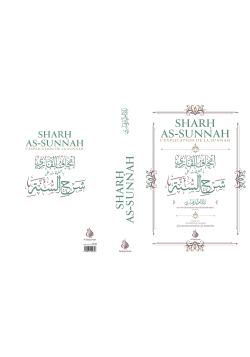 Sharh As-Sunnah - L'explication de la Sunnah (4ème édition) - Imam Al-Barbahâri - Al Bayyinah - 1