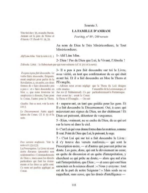 Le Saint Coran bilingue (arabe-français) Traduction intégrale en Français accompagnée de Commentaires Muhammad HAMIDULLAH - 5