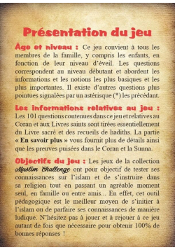 Muslim Challenge : Le Coran et les livres saints - Orientica - 3