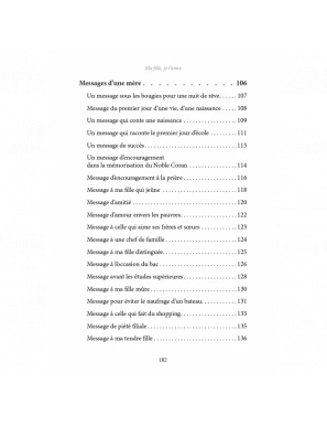 Ma fille je t'aime - 700 façons de montrer à ta fille que tu l'aimes - al Hadith - 4