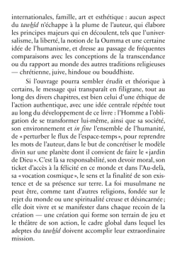 Al-Tawhid : ses implications dans la pensée et la vie - al-Faruqi - Héritage - 6