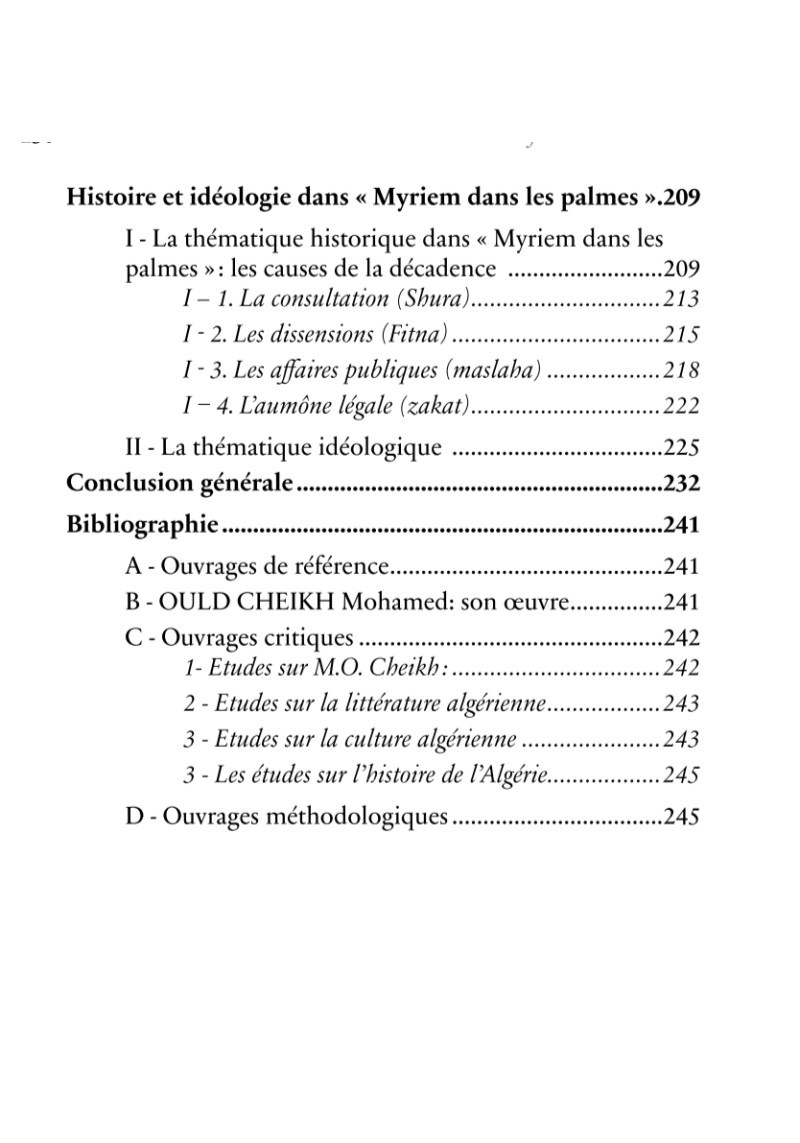 Le roman réformiste musulman d'expression française en Algérie (1919-1939) - Nadhim Chaouche - 5