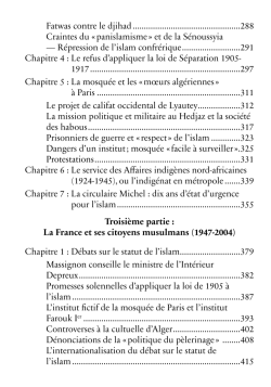 La France et ses musulmans : un siècle de politique musulmane (1895 - 2005) - Sadek Sellam - Héritage - 4