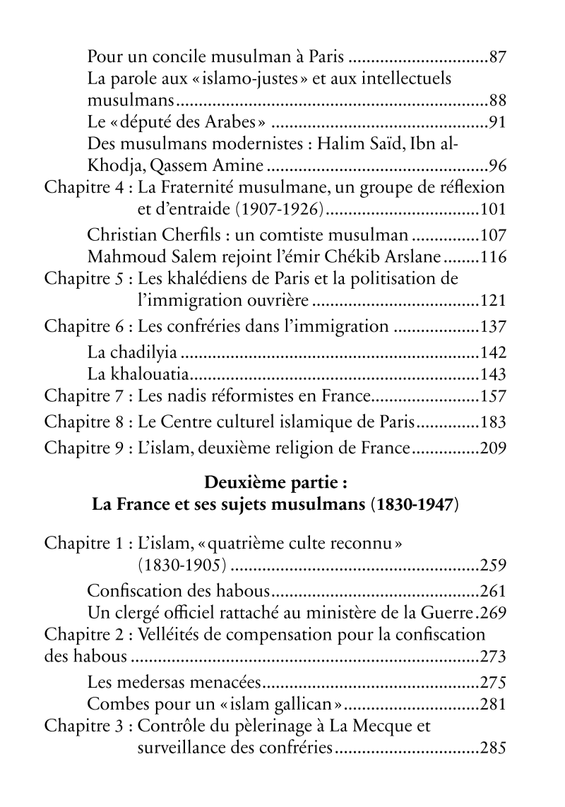 La France et ses musulmans : un siècle de politique musulmane (1895 - 2005) - Sadek Sellam - Héritage - 3