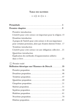 Le concis en matière de croyance - al Ghazali - Bouraq - 3