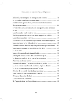 Aspects de l'époque de l'ignorance : Masa'il Al-Jahiliyyah - Mohammed Ibn Abd Al Wahhab - Ibn Badis