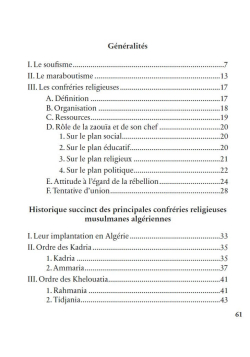 Le maraboutisme et les confréries religieuses musulmanes en Algérie - Jacques Carret - Héritage