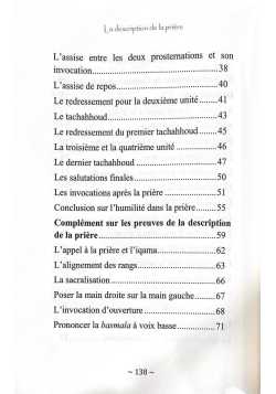 La description de la prière du noble prophète Muhammad - Taqi ud-Din al-Hilali - Dine Al Haqq