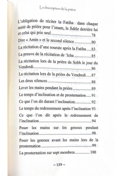 La description de la prière du noble prophète Muhammad - Taqi ud-Din al-Hilali - Dine Al Haqq