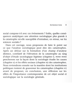 Sociologie des catastrophes - Benoit Giry - La Découverte