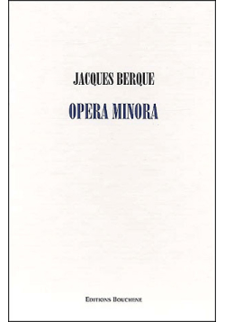 Opera Minora - Jacques Berque - Coffret