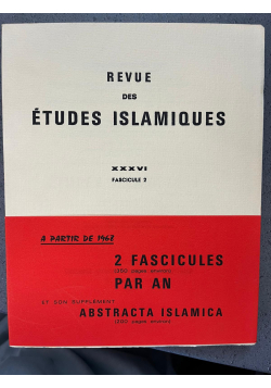 Revue des études islamiques...