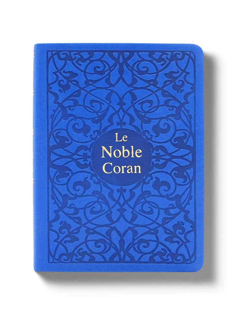 Noble Coran Bilingue Poche avec Codes QR - bleu foncé - Tawhid
