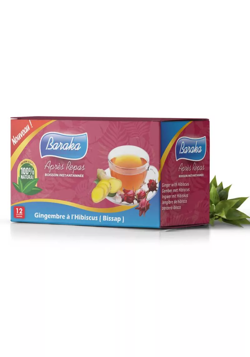 Infusion Gingembre à l'Hibiscus - Baraka