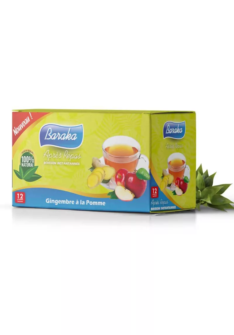 Infusion Gingembre à la Pomme - Baraka