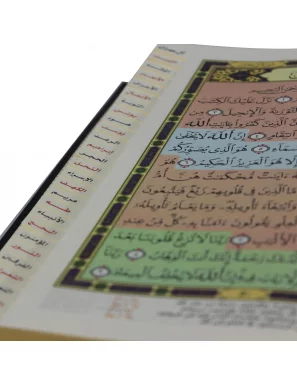 Le Saint Coran en art ottoman, avec la division thématique, index complet