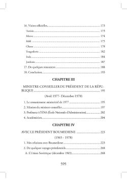 Mémoires d'un algérien - tome 2 : La passion de bâtir (1965-1978) - Ahmed Taleb-Ibrahimi - Héritage