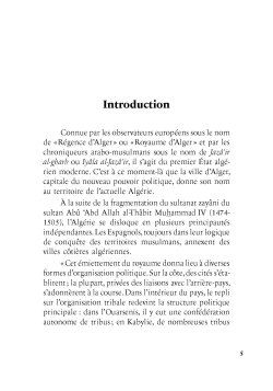 La Régence d'Alger : histoire politique d'un État nord-africain (1516 - 1871) - Ali Amri Pacha