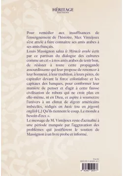 Le miracle Arabe - Max Vintéjoux - Héritage
