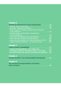 Le guide de l'alimentation durable : s'engager pour la planète sans se prendre la tête - Thierry Souccar