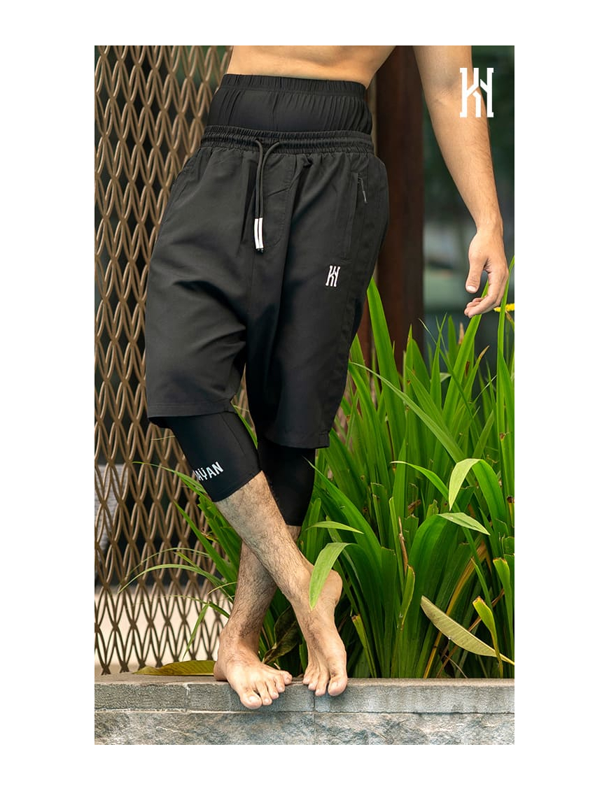 Short de bain noir - Kayan Paris