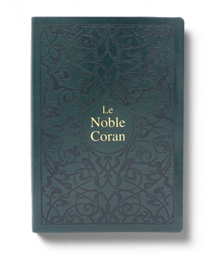 Noble Coran bilingue - vert - grand format - Tawhid