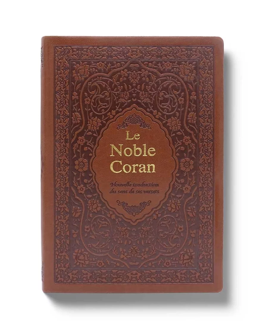 Noble Coran bilingue avec code QR - marron - grand format - Tawhid