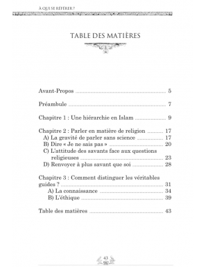 À qui se référer ? Institut Amana