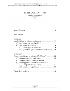 Science sans conscience n'est que ruine de l'âme - institut Amana