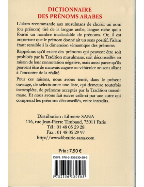 dictionnaire des prénoms arabes