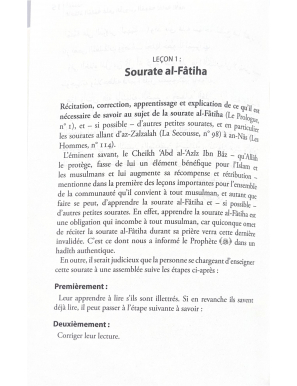 Commentaire du livre les leçons importantes - Cheikh Ibn Bâz - Dar Al Muslim