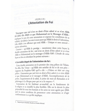 Commentaire du livre les leçons importantes - Cheikh Ibn Bâz - Dar Al Muslim