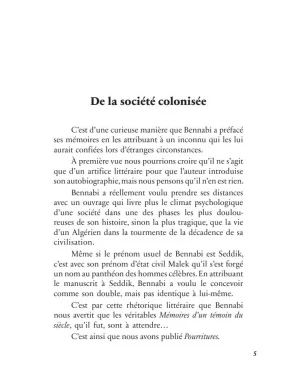 Mémoires d'un témoin du siècle : l'enfant (1905-1930) - Malek Bennabi - Héritage