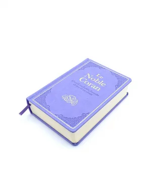 Le Noble Coran - violet + QR Codes (audio) en arabe et français - Éditions Tawhid