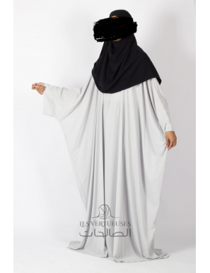 Abaya saoudienne manches boutonnées