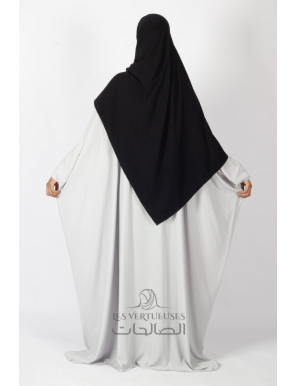 Abaya saoudienne manches boutonnées