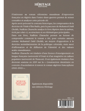 Le roman réformiste musulman d'expression française en Algérie (1919-1939) - Nadhim Chaouche - Heritage