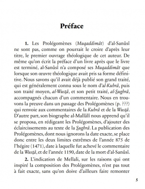 Les prolégomènes théologiques - Al-Sanûsî - Héritage