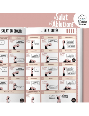 Mini guide illustré : la salat et les ablutions (fille) - Bdouin