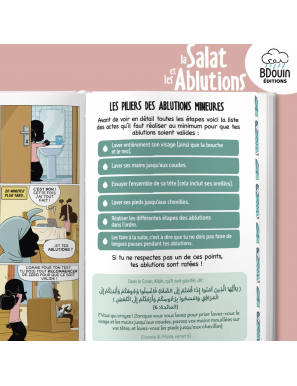 Mini guide illustré : la salat et les ablutions (fille) - Bdouin