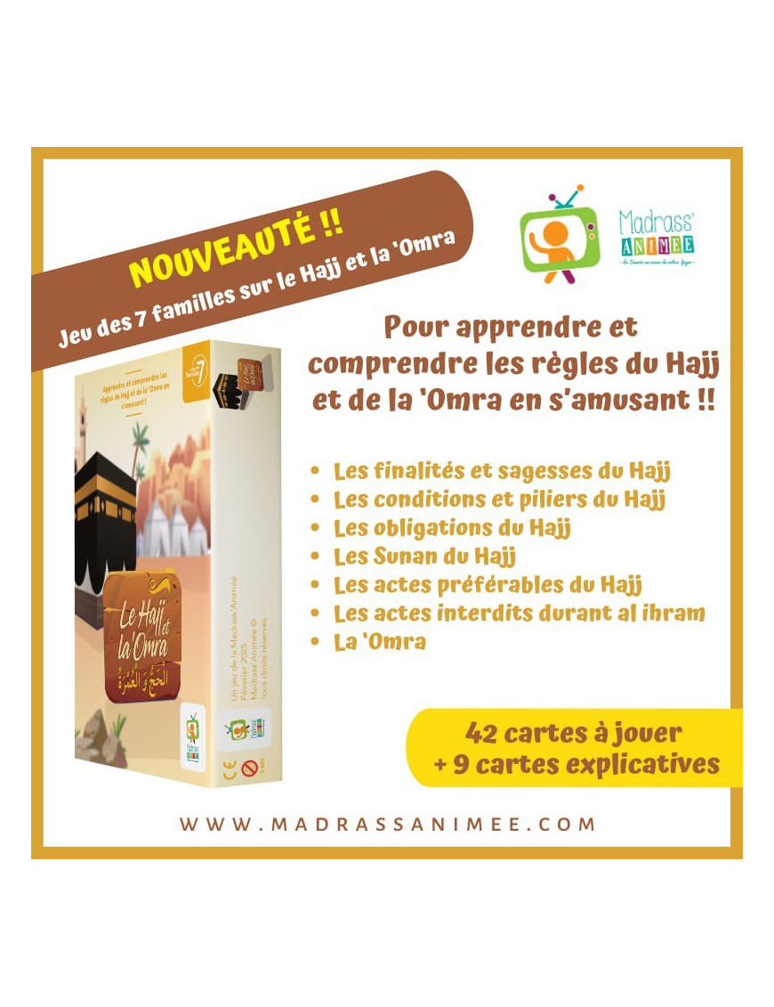 Jeu des 7 famille sur le Hajj et la 'Omra - MadrassAnimée