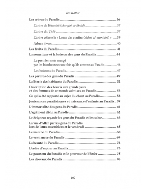 La description authentique du Paradis & ses délices - ibn Kathîr - al-hadith
