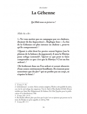 La description authentique de l'Enfer & ses supplices - ibn Kathîr - al-hadith