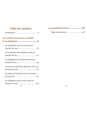 Les conditions de la prière, ses piliers et ses obligations & Les annulatifs de l'Islam - Al Haramayn
