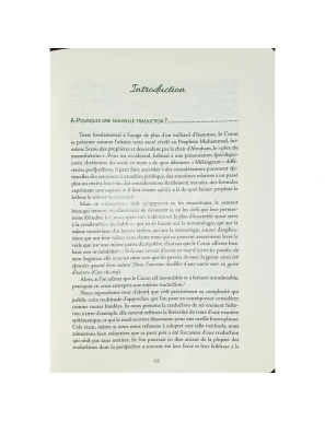 Le Coran - Traduit par Abdallah Penot - couverture daim souple - Turquoise - Sana
