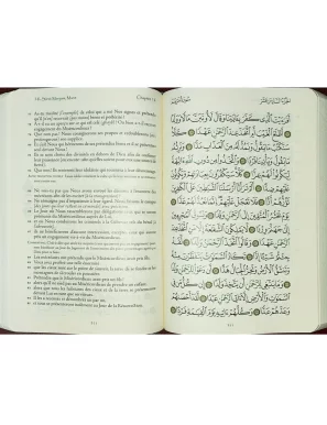 Le Coran - Traduit par Abdallah Penot - couverture daim souple - Rose - Sana
