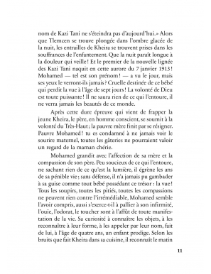 La vie d'un aveugle - Mohamed Kazi Tani - Héritage