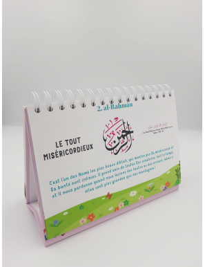 99 noms d'Allah expliqués aux enfants - rose - Tabari