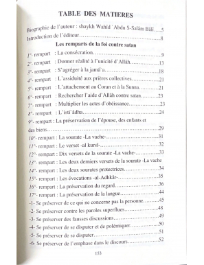 Les remparts de la Foi contre les malices de Satan - Abdussalam Bali - alMadina