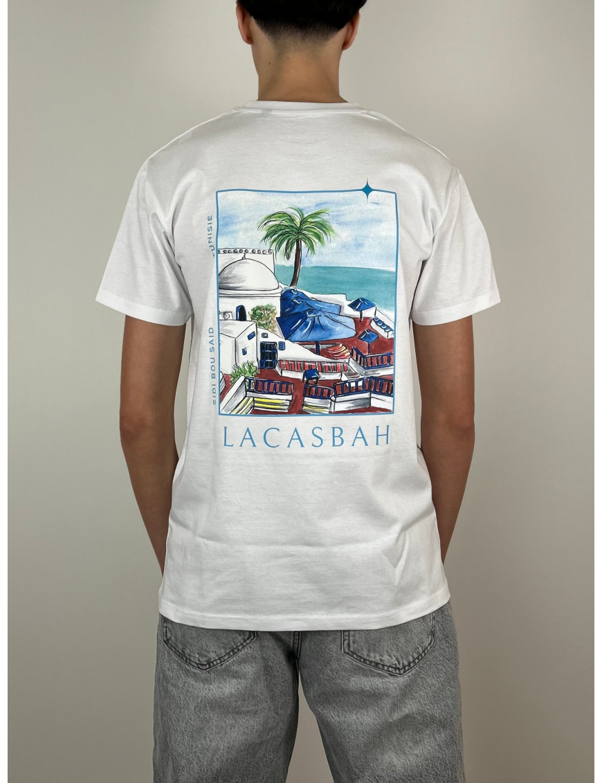 T-shirt Sidi Bou Said Tunisie - LACASBAH Paris